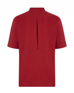 Camicia Da Chef Classica Rossa A Maniche Corte | WoxWear