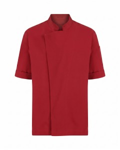 Classic Short Sleeve Red Chef Shirt | WoxWear