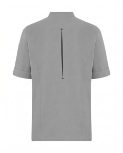 Camicia Da Chef Classica Grigia A Maniche Corte | WoxWear