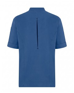 Blue Classic Short Sleeve Chef Shirt | WoxWear