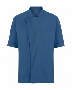 Camicia Da Chef Classica Blu A Maniche Corte | WoxWear