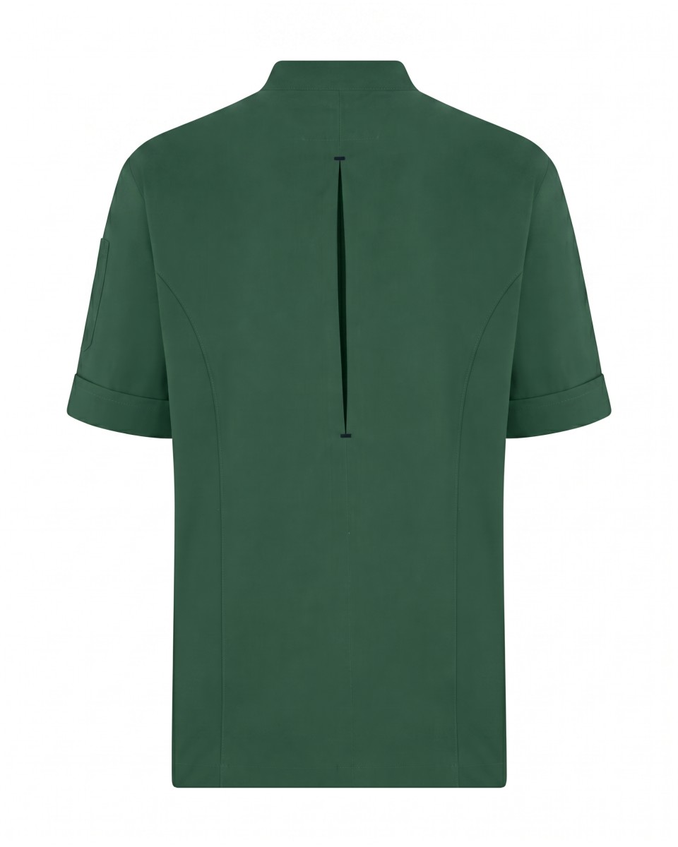 Classic Short Sleeve Green Chef Shirt | WoxWear 2