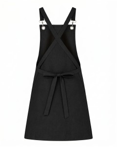 Cross-Back Black Chef Apron | WoxWear
