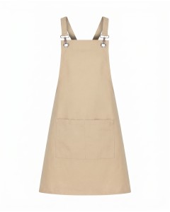 Beige Cross-Back Chef Apron | WoxWear