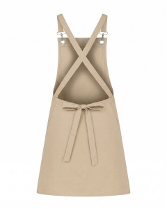 Beige Cross-Back Chef Apron | WoxWear