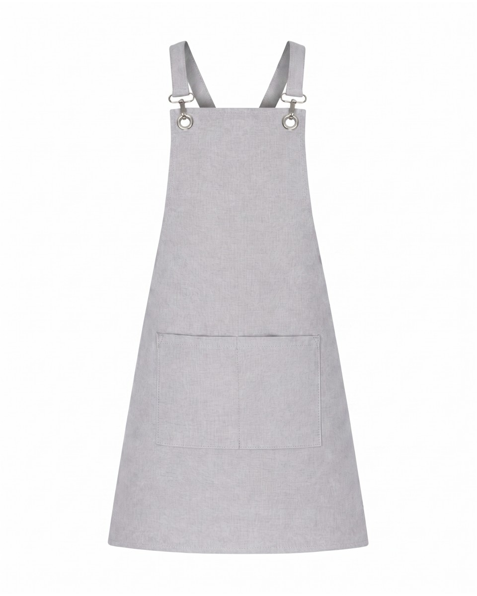 Grembiule Da Chef Grigio Con Spallacci Incrociati | WoxWear