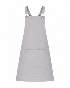 Gray Cross-Back Chef Apron | WoxWear