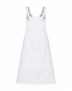 Cross-Back White Chef Apron | WoxWear