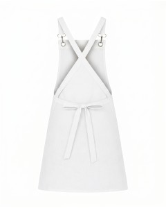 Cross-Back White Chef Apron | WoxWear