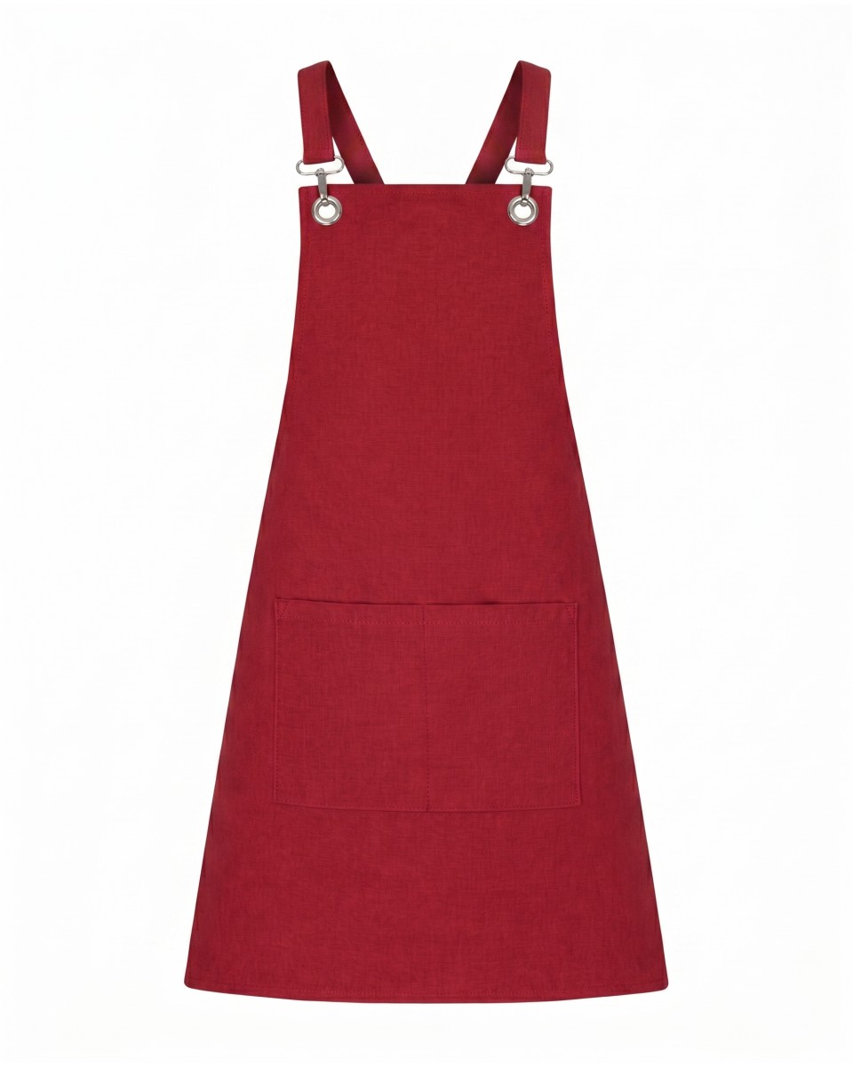 Rood Cross-Back Koks Schort | WoxWear 2