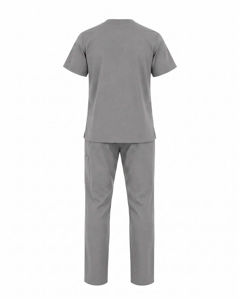 Graues Kurzarm-Herrenpflegeset | WoxWear 2