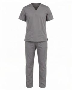 Graues Kurzarm-Herrenpflegeset | WoxWear