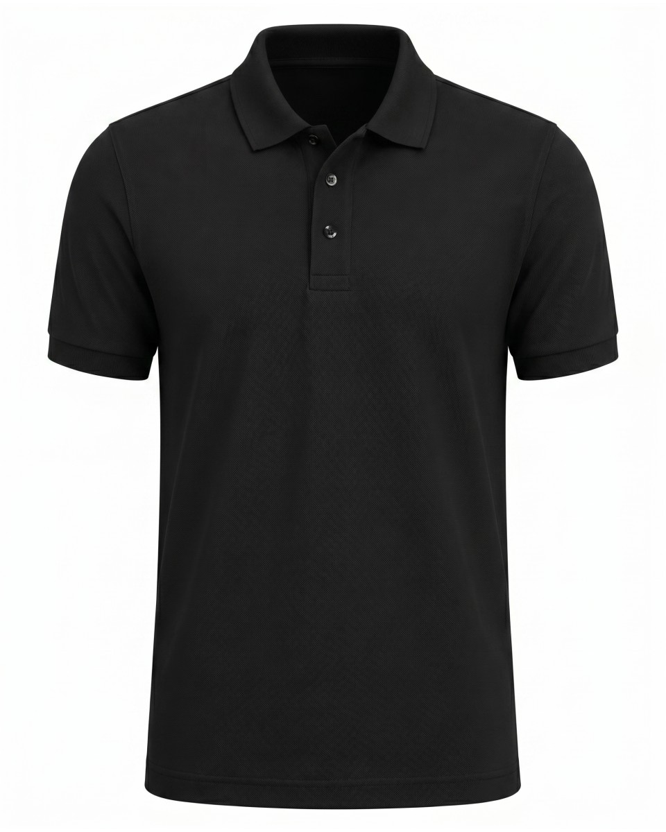 Classic Men’s Black Polo T-Shirt | WoxWear