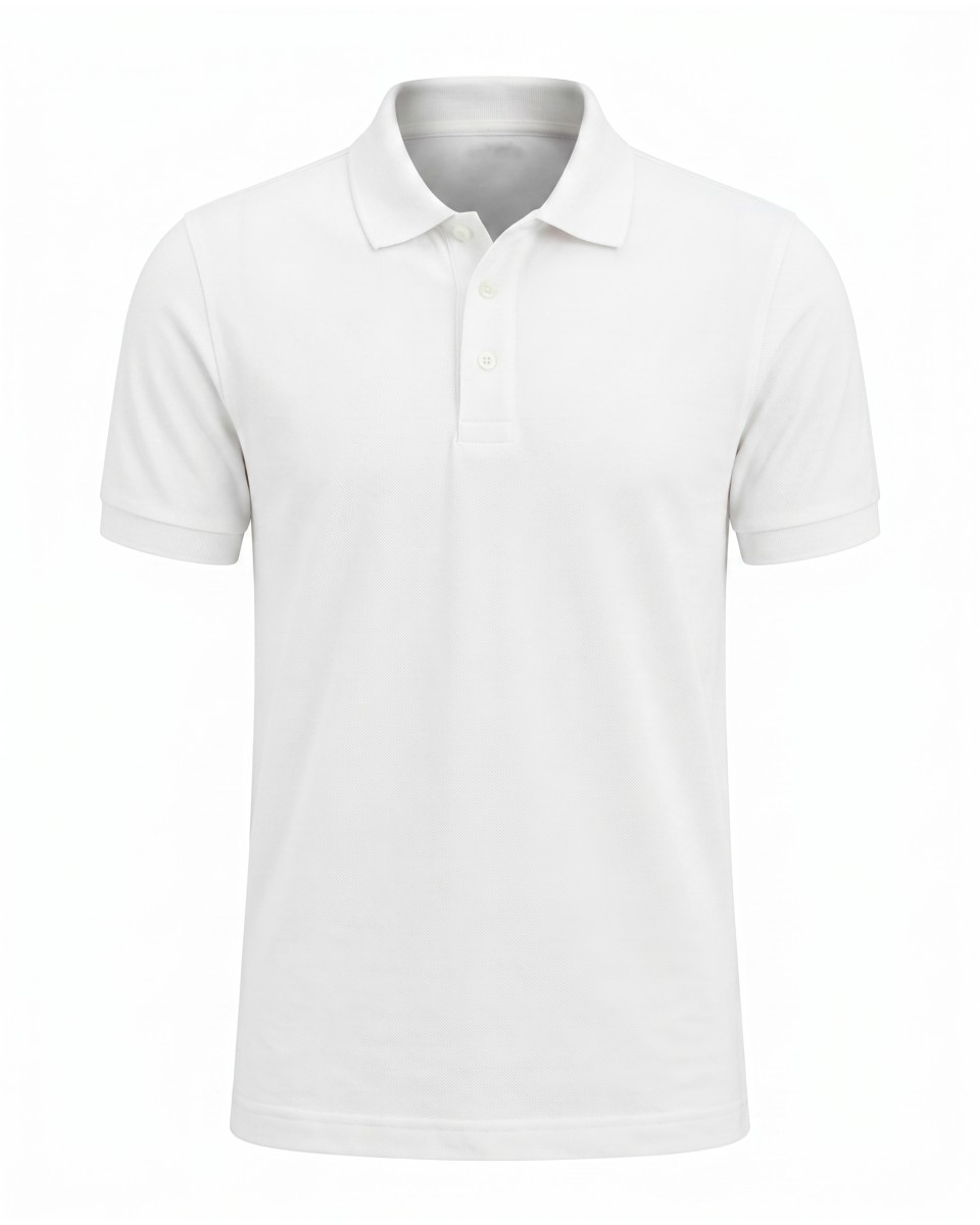 Polo T-Shirt Uomo Bianco Classico | WoxWear