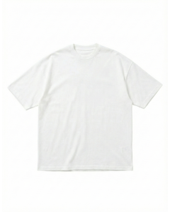 Men's Oversize White T-shirt With Flower Pattern