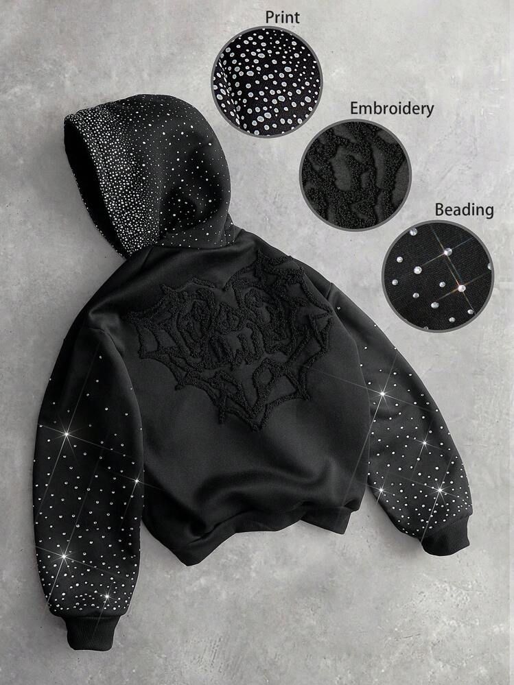 Stone Print with Rhinestones